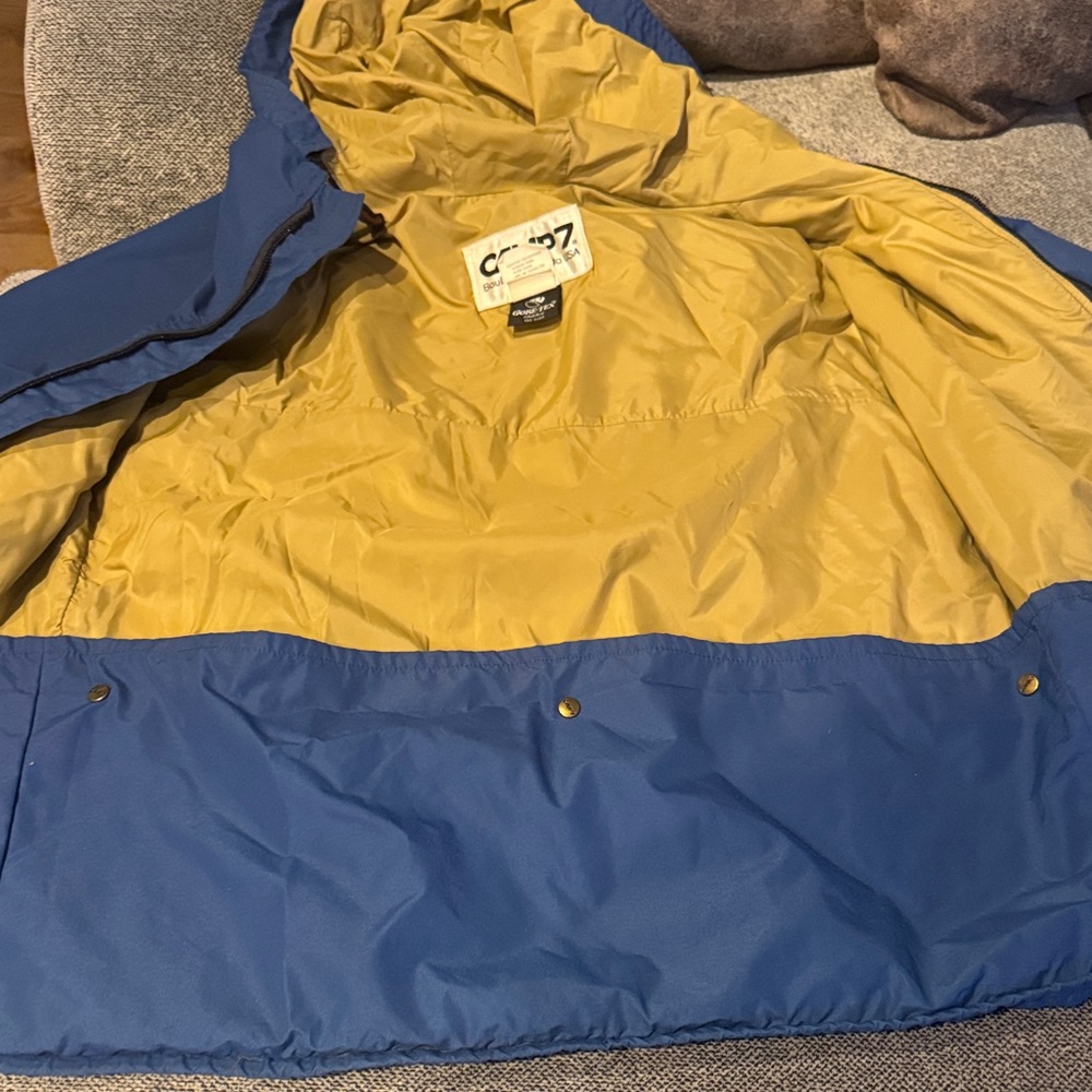 Blue Gortex Hooded Jacket - Camp7 - image 5